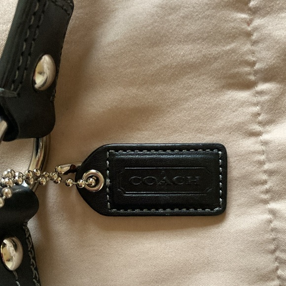 Coach original black leather braided and trims. Excellent! Used once. Good buy! - Picture 5 of 14